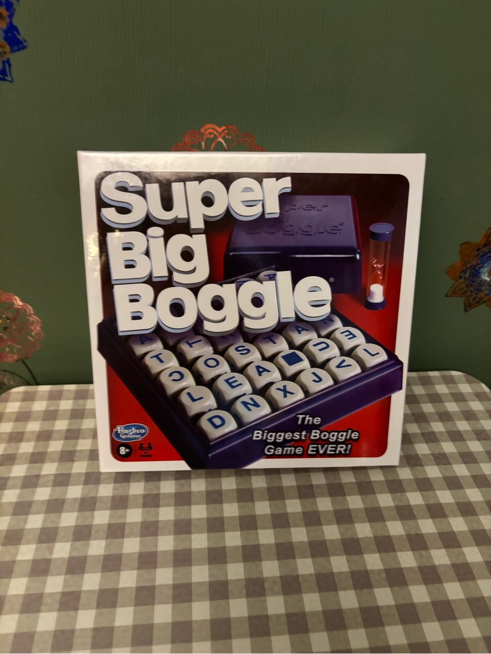 Hasbro Super Big Boggle Word Game - Purple and White